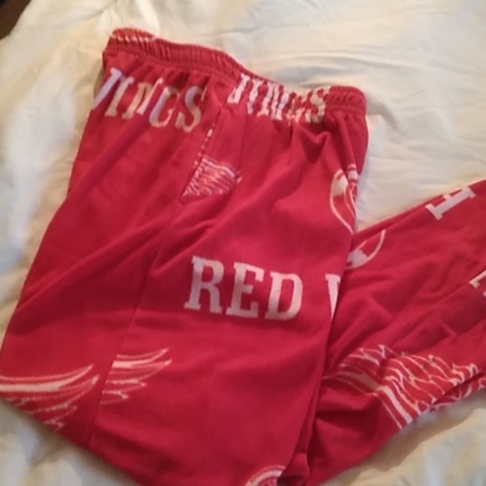 Detroit Red wings sweat pants for real fans Large